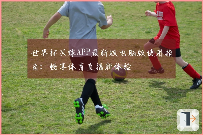 世界杯买球APP最新版电脑版使用指南：畅享体育直播新体验
