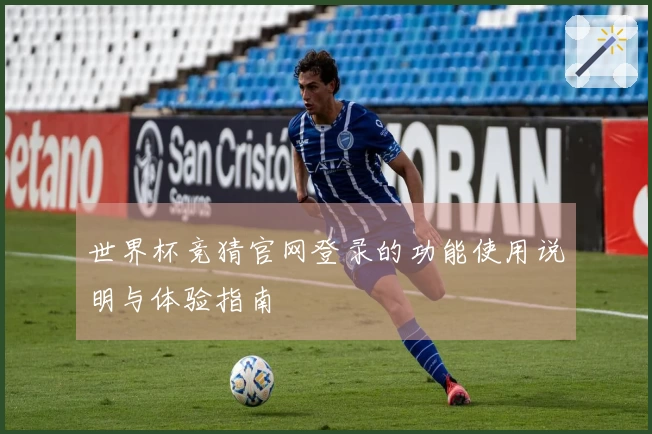 世界杯竞猜官网登录的功能使用说明与体验指南