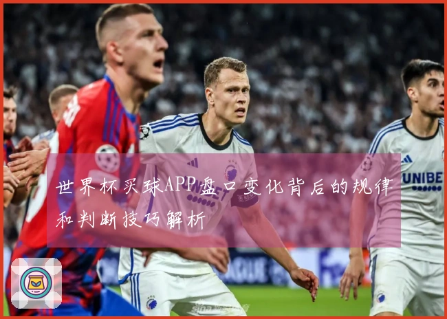 世界杯买球APP盘口变化背后的规律和判断技巧解析