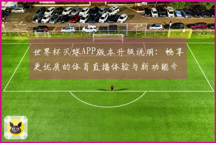 世界杯买球APP版本升级说明：畅享更优质的体育直播体验与新功能介绍