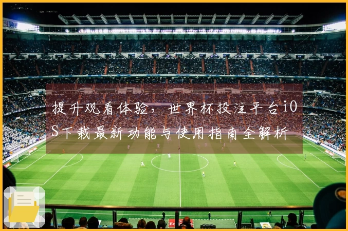 提升观看体验，世界杯投注平台iOS下载最新功能与使用指南全解析